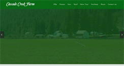 Desktop Screenshot of cascadecreekfarm.com