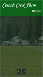 Mobile Screenshot of cascadecreekfarm.com
